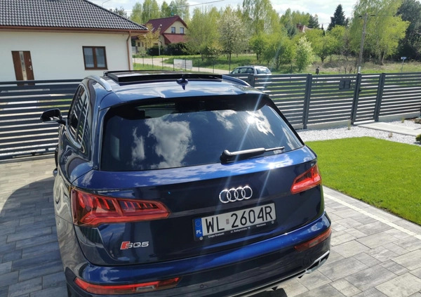 Audi SQ5 cena 166000 przebieg: 55000, rok produkcji 2018 z Legionowo małe 172